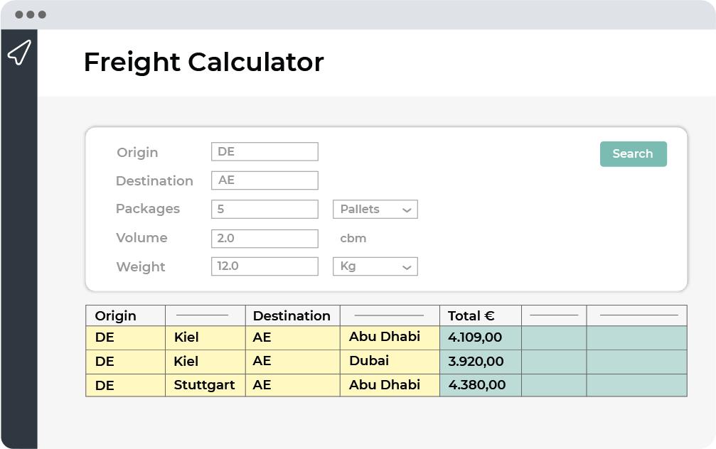 Freight Calculator